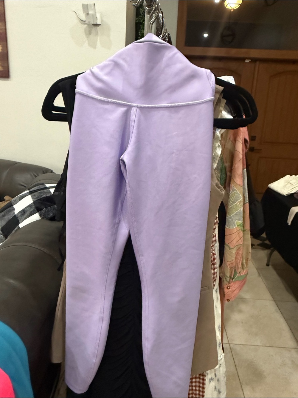 ALO Yoga Lavender High-Rise Leggings